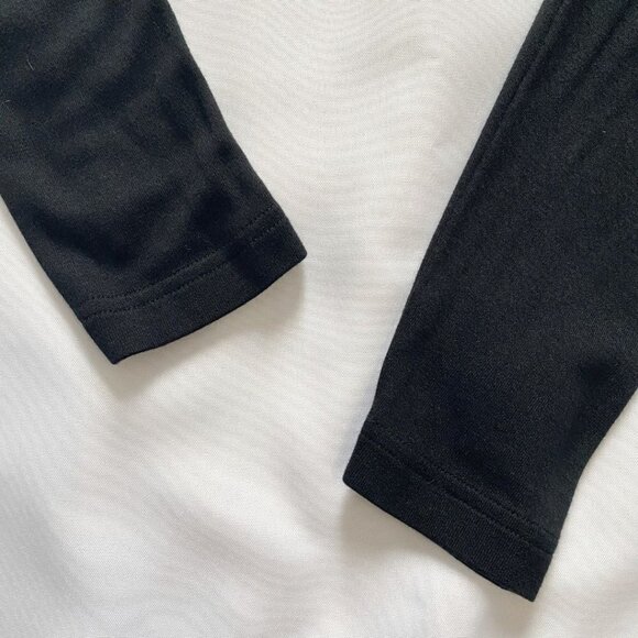 CLUB MONACO BLACK HIGH NECK LONG SLEEVES BODYCON DRESS - 0 - Picture 8 of 10